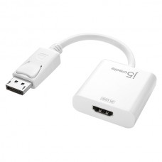 J5create JDA158 DisplayPort to HDMi2.0 125mm cable J5create JDA158 DisplayPort to HDMi2.0 125mm cable
