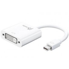 J5create JDA132 Mini DisplayPort to DVi adapter 100mm cable J5create JDA132 Mini DisplayPort to DVi adapter 100mm cable