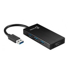 j5 create JUH450 3x Usb3.0 hub 5Gbps (usb2.0 backwards compatible) + HDMi out